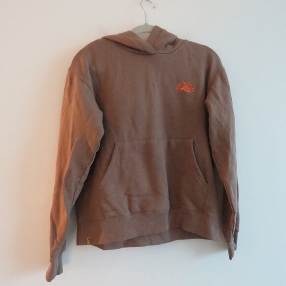 TENTREE Be Kind Graphic Eco-Friendly Graphic Hooded Pullover Pine Bark Size M - Picture 2 of 14